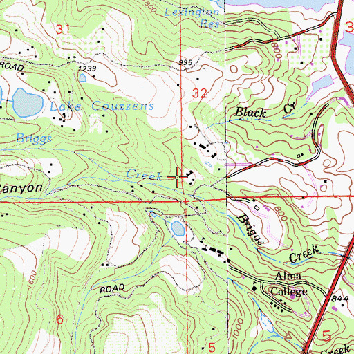 Topographic Map of Academy Our Mother of Perpetual Help, CA