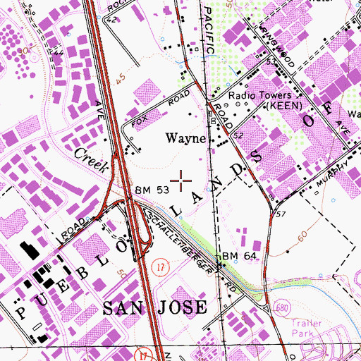 Topographic Map of Santa Clara County Special Education Office, CA