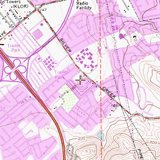 Topographic Map of Scholars Academy, CA