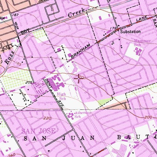 Topographic Map of Our Shepherd's Academy, CA