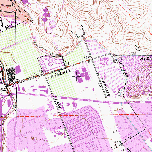 Topographic Map of Silicon Valley Career Technical Education Center, CA