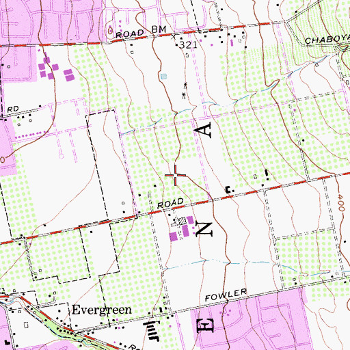 Topographic Map of Kipp San Jose Collegiate School, CA