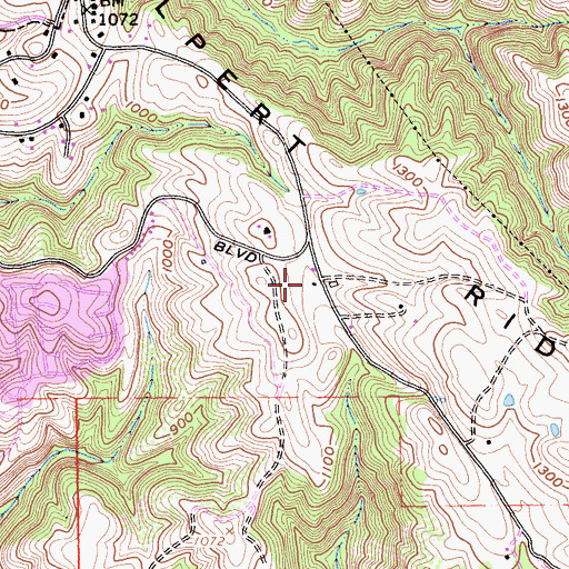 Topographic Map of Stonebrae Elementary School, CA