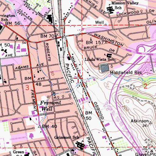 Topographic Map of Best Friends Chinese Learning Center, CA