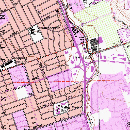 Topographic Map of Calvary Chapel Christian Academy, CA
