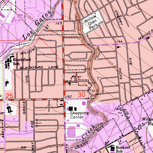 Topographic Map of Eitz Chaim Academy, CA