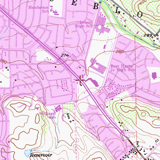 Topographic Map of Grace Educational Center, CA