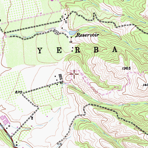 Topographic Map of Tom Matsumoto Elementary School, CA
