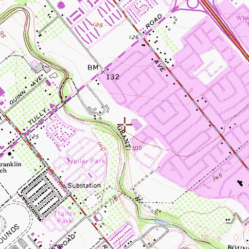 Topographic Map of Stonegate Elementary School, CA