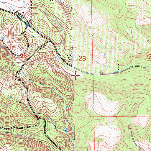 Topographic Map of Advanced Christian Training School, CA