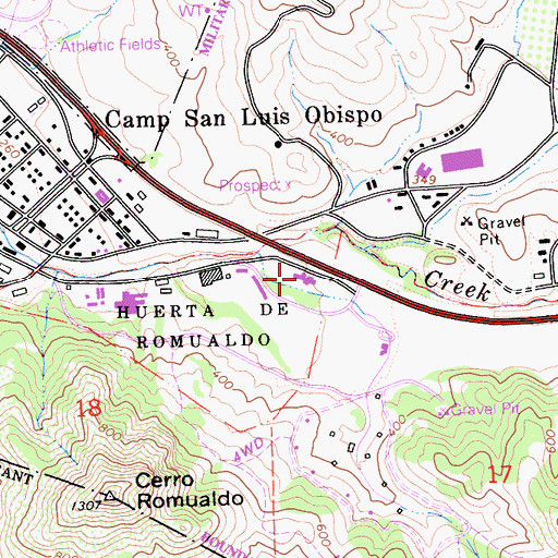Topographic Map of Juvenile Court School, CA