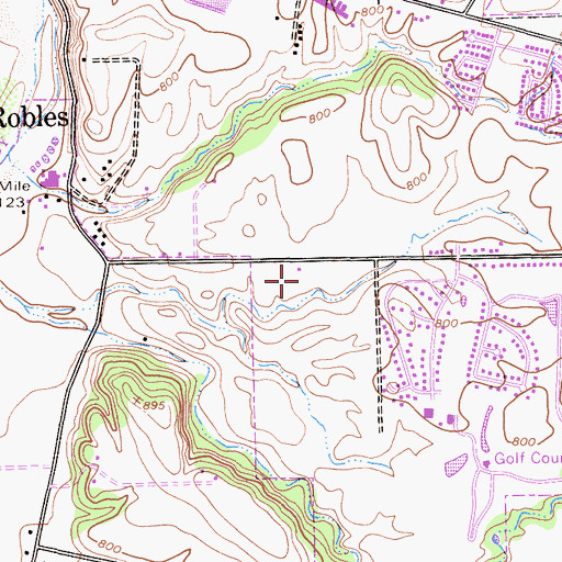 Topographic Map of Liberty Continuation High School, CA