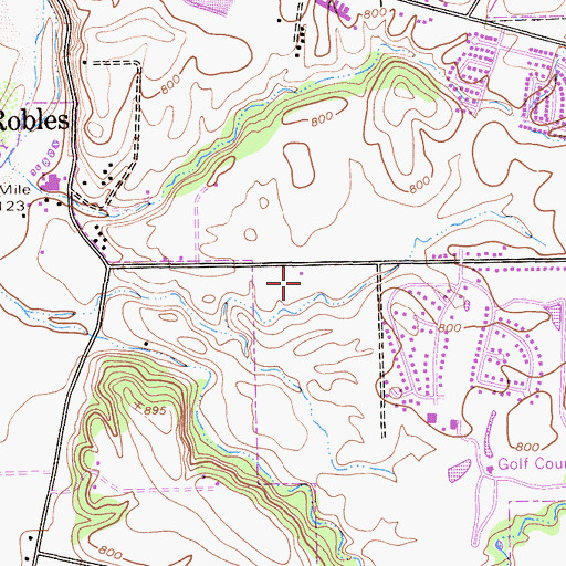 Topographic Map of Liberty High School, CA