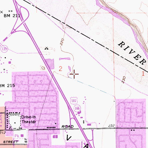 Topographic Map of Taylor Elementary School, CA