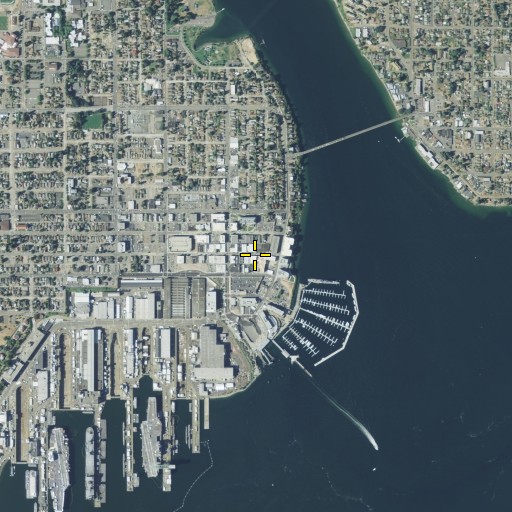 Aerial/Satellite Image of Alta Vista School, WA