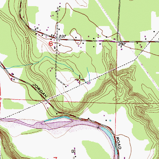 Topographic Map of Pacific School of Academics, WA