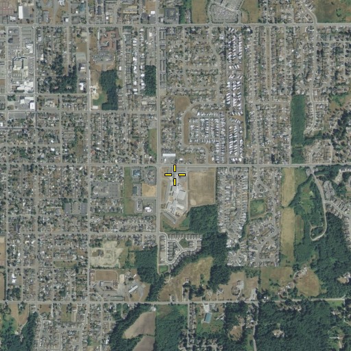 Aerial/Satellite Image of Mount Baker Middle School, WA