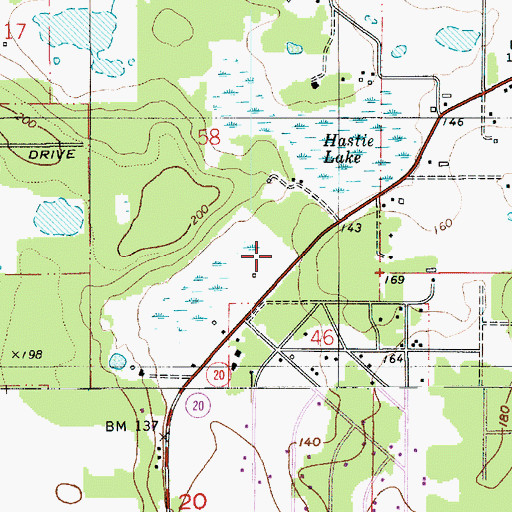Topographic Map of Bible Baptist Church School, WA