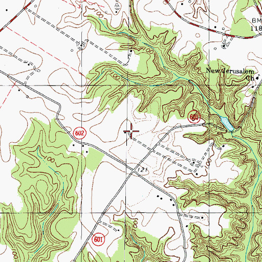 Topographic Map of Vault Field Vineyards, VA