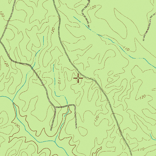 Topographic Map of Atlantic Waste Disposal Sussex County Landfill, VA
