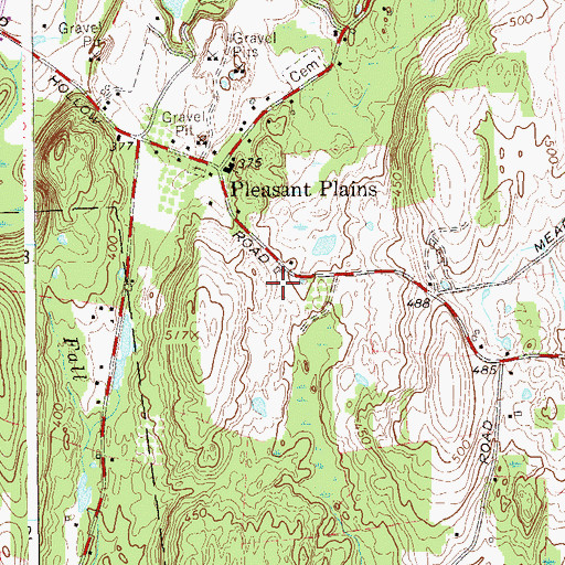 Topographic Map of Black Sheep Farm, NY