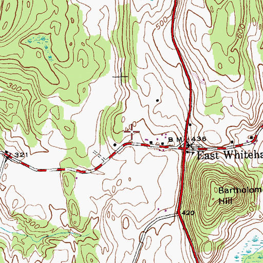 Topographic Map of Ewetopia Farm, NY