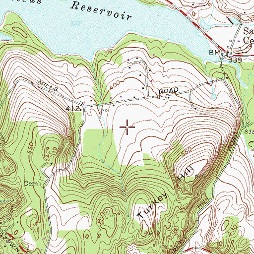 Topographic Map of Chase Meadows Farm, NY