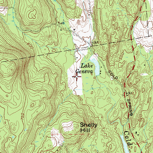 Topographic Map of MLC Farm, NY