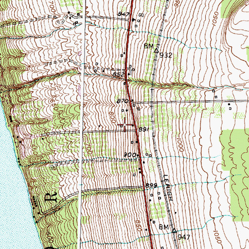 Topographic Map of Atwater Estate Vineyards, NY