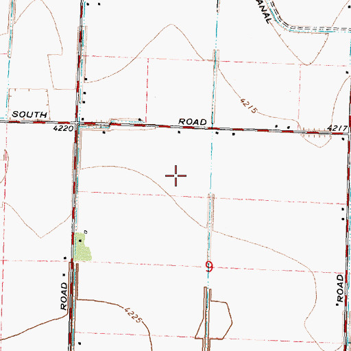 Topographic Map of J 27 J Lateral, ID