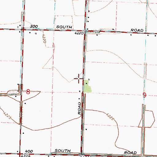 Topographic Map of J 27 N Lateral, ID
