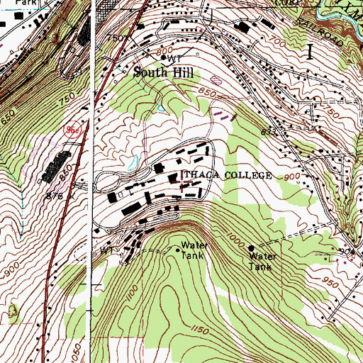 Topographic Map of Egbert Hall, NY