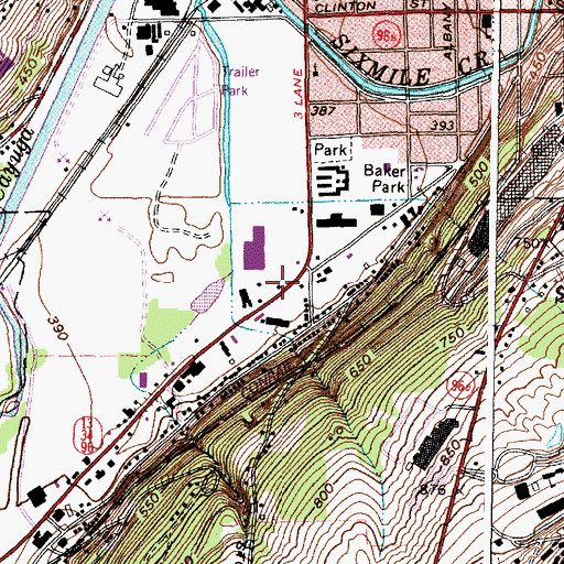 Topographic Map of Greentree Nursery, NY
