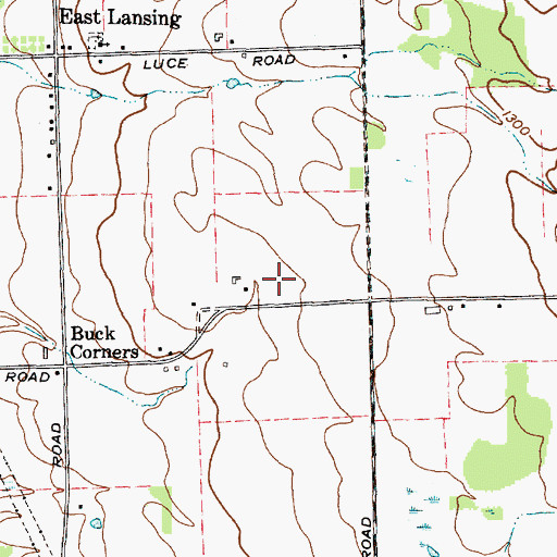 Topographic Map of Highland Harbor Farm, NY