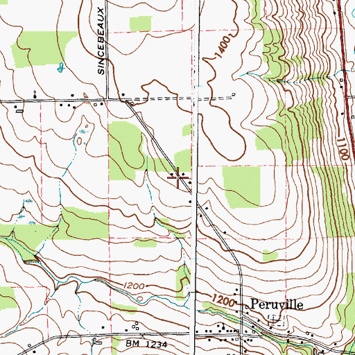 Topographic Map of Pleasant Valley Gardens, NY