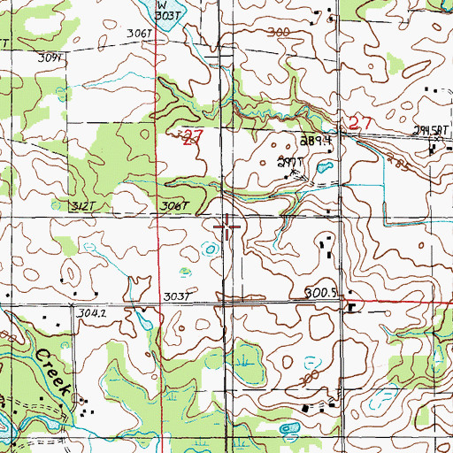 Topographic Map of Redeemer Lutheran Church, MI