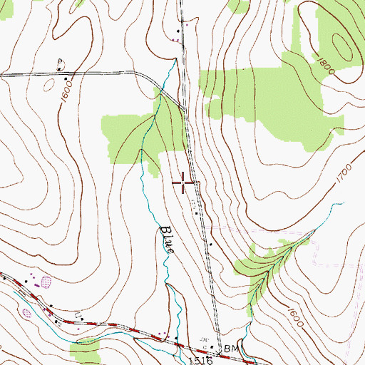 Topographic Map of Valley View Gardens, NY