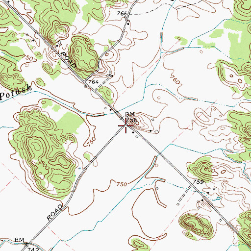 Topographic Map of Wisner School (historical), NY