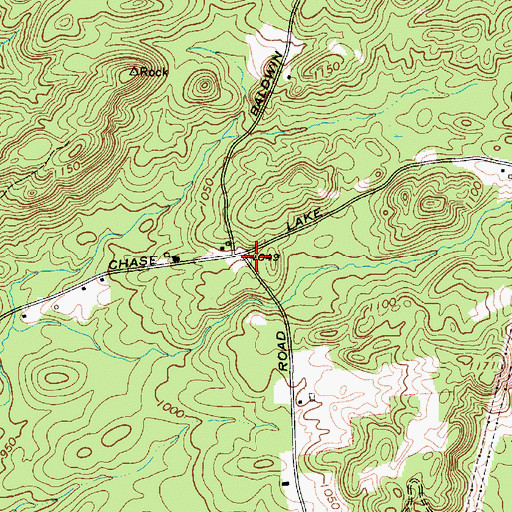 Topographic Map of Puffer School (historical), NY