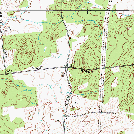 Topographic Map of Strifts School (historical), NY