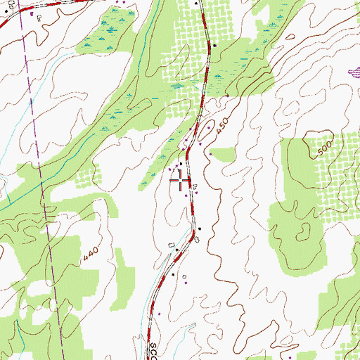 Topographic Map of Hillside Gardens, NY