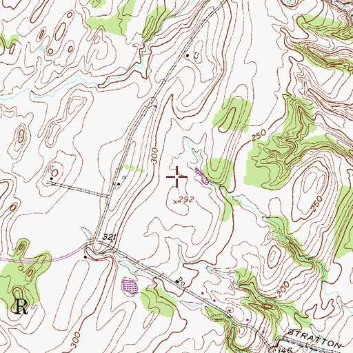Topographic Map of Ropitzky Farms, NY