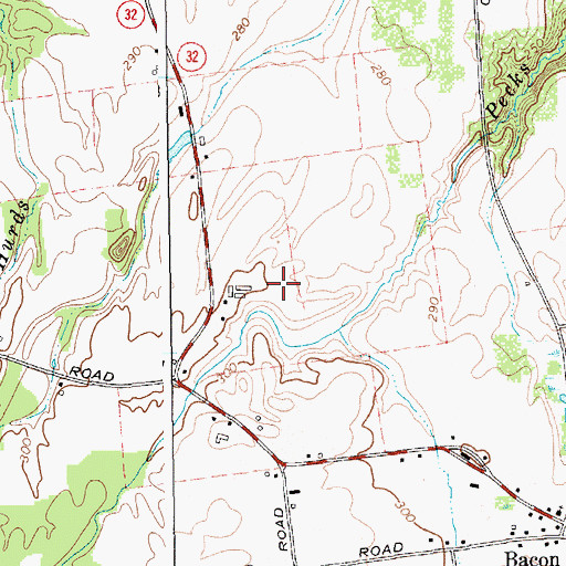 Topographic Map of Clear Echo Farm, NY