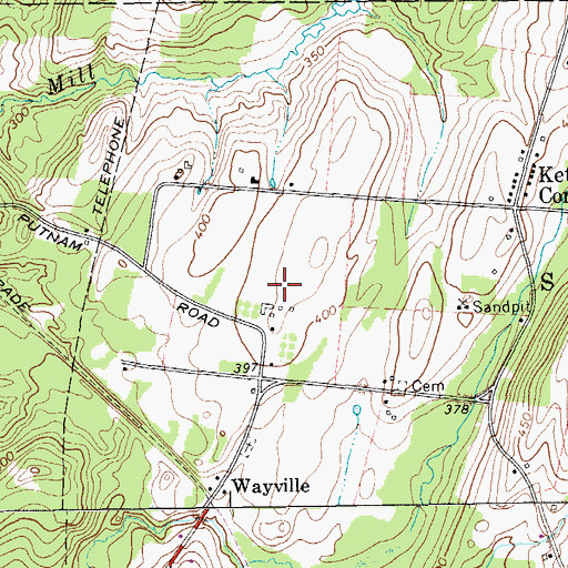 Topographic Map of Gorsky Dairy Farm, NY