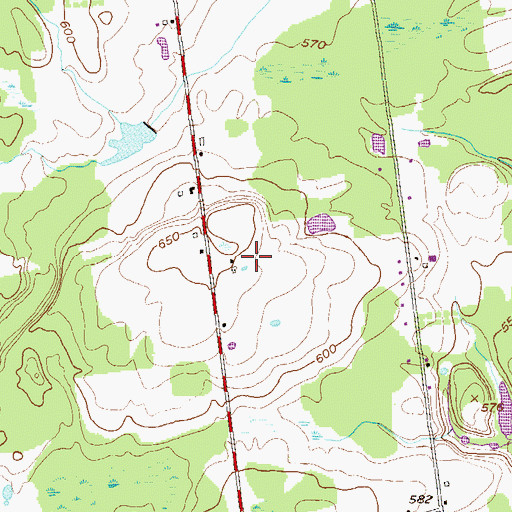 Topographic Map of Seter Heights Farm, NY