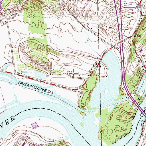 Topographic Map of Sheperd's Hey Farm, NY