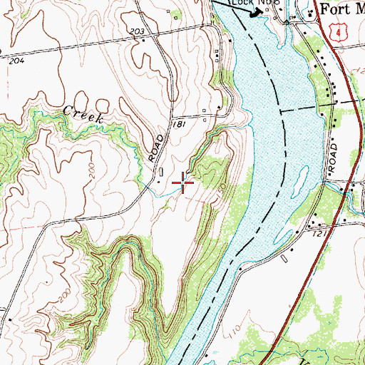 Topographic Map of Foster Farm, NY