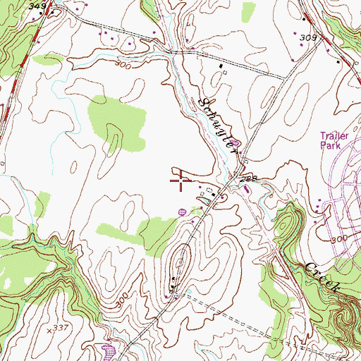 Topographic Map of Benbro Farm, NY