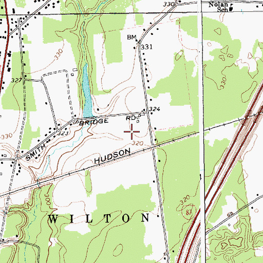 Topographic Map of Vincek Farm, NY