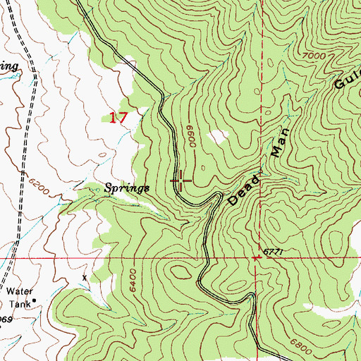 Topographic Map of Town of Hideout, UT